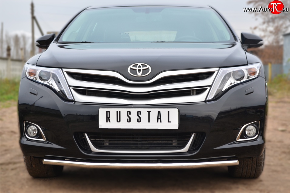 12 999 р. Одинарная защита переднего бампера диаметром 42 мм SLITKOFF Toyota Venza GV10 рестайлинг (2012-2016)  с доставкой в г. Белгород