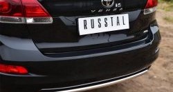 6 399 р. Одинарная защита заднего бампера из трубы диаметром 42 мм SLITKOFF  Toyota Venza  GV10 (2012-2016) рестайлинг  с доставкой в г. Белгород. Увеличить фотографию 2