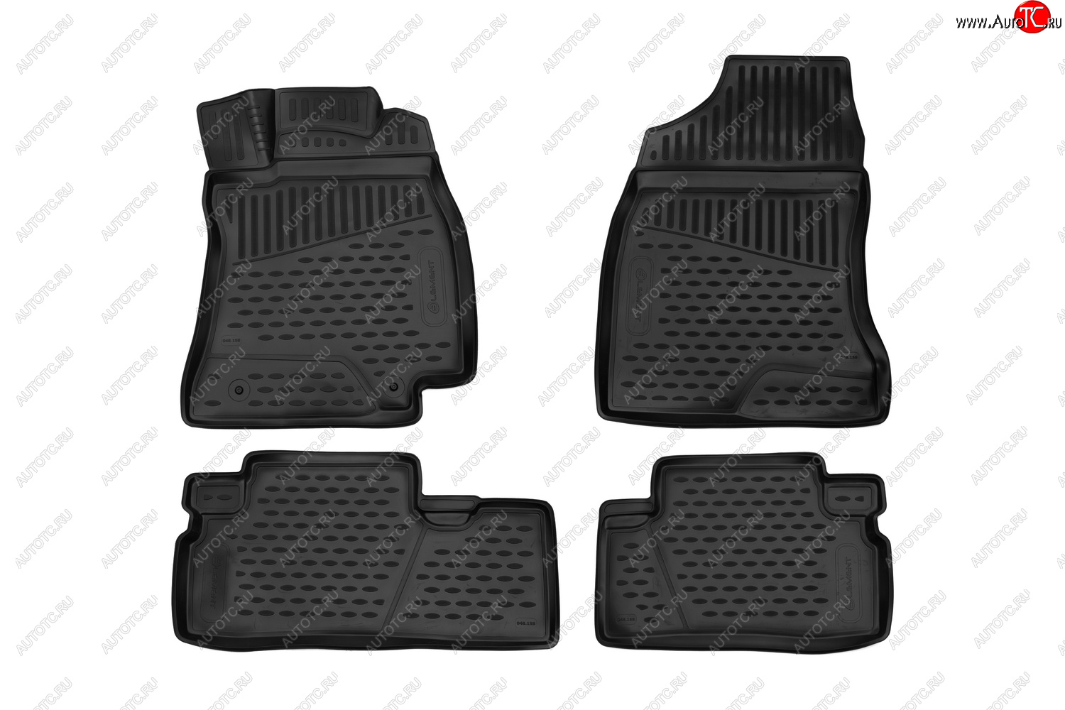 4 289 р. Комплект 3D ковриков салона Element (полиуретан, правый руль)  Toyota Wish  XE20 (2009-2017) дорестайлинг, рестайлинг (Черные)  с доставкой в г. Белгород