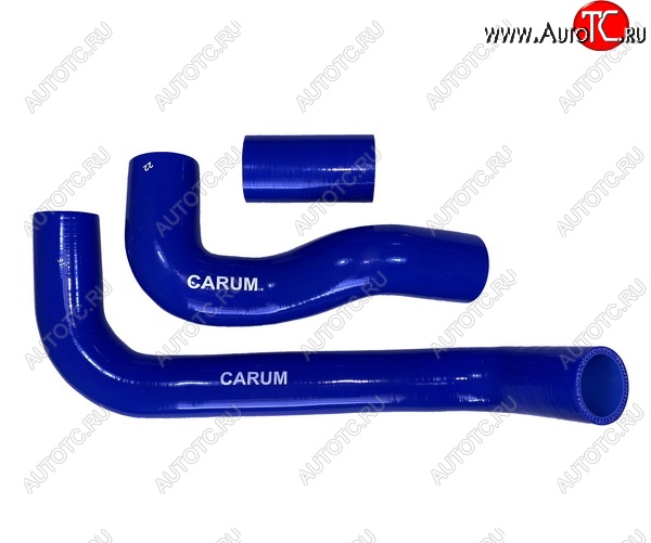 1 599 р. Патрубки радиатора (409 силикон) CARUM Уаз 469 (1972-2011) (комплект 3 шт.)  с доставкой в г. Белгород