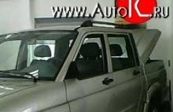 8 999 р. Рейлинги на автомобиль Ralex Tuning Уаз Патриот 23632 дорестайлинг пикап (2008-2014)  с доставкой в г. Белгород. Увеличить фотографию 3