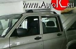8 999 р. Рейлинги на автомобиль Ralex Tuning Уаз Патриот 23632 дорестайлинг пикап (2008-2014)  с доставкой в г. Белгород. Увеличить фотографию 4