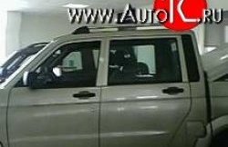 8 999 р. Рейлинги на автомобиль Ralex Tuning Уаз Патриот 23632 дорестайлинг пикап (2008-2014)  с доставкой в г. Белгород. Увеличить фотографию 6