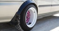 4 739 р. Универсальные фендера на колёсные арки RA (вынос 50 мм, комплект) Ford Focus 3 седан рестайлинг (2014-2019) (Поверхность глянец (под окраску))  с доставкой в г. Белгород. Увеличить фотографию 2