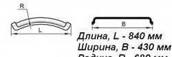 1 039 р. Крыло К-430 1/2 (односкатное, усиленное) MASTER-PLAST МАЗ 5440 (1996-2009)  с доставкой в г. Белгород. Увеличить фотографию 2