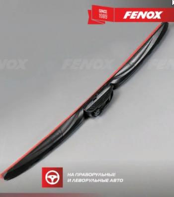 689 р. Щетка стеклоочистителя передняя (гибридная) FENOX Hybrid Vision Jeep Compass MP дорестайлинг (2016-2022)  с доставкой в г. Белгород. Увеличить фотографию 8