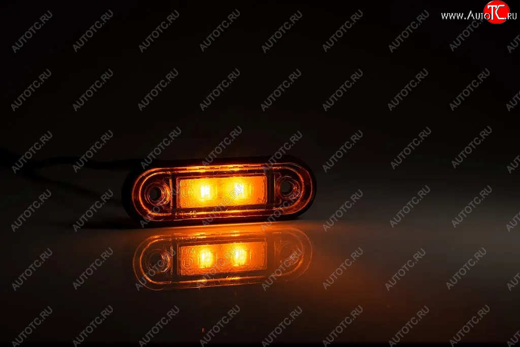 479 р. Фонарь габаритный (с проводом LED 85x27x19) FRISTOM Scania 4-series (1997-2007) (жёлтый)  с доставкой в г. Белгород