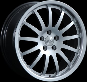 Кованый диск Slik classik R17x7.5 Серебристый светлый (S16) 7.5x17 Лада Веста Кросс SW 2181 универсал дорестайлинг (2017-2023) 4x100.0xDIA60.1xET43.0
