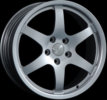 Кованый диск Slik classik R17x7.5 Серебристый светлый (S16) 7.5x17 Лада Веста Кросс SW 2181 универсал дорестайлинг (2017-2023) 4x100.0xDIA60.1xET43.0
