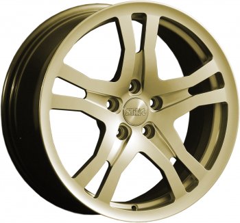 Кованый диск Slik classik R17x7.5 Золотой (G) 7.5x17 Лада Веста Кросс SW 2181 универсал дорестайлинг (2017-2023) 4x100.0xDIA60.1xET43.0