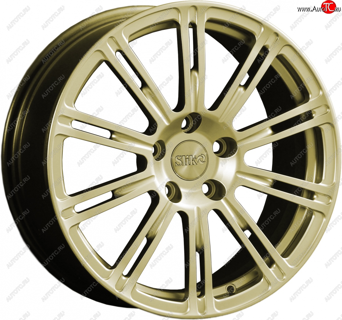 20 399 р. Кованый диск Slik classik R17x7.5 Золотой (G) 7.5x17 Mitsubishi ASX дорестайлинг (2010-2012) 5x114.3xDIA67.1xET46.0 (Цвет: G)