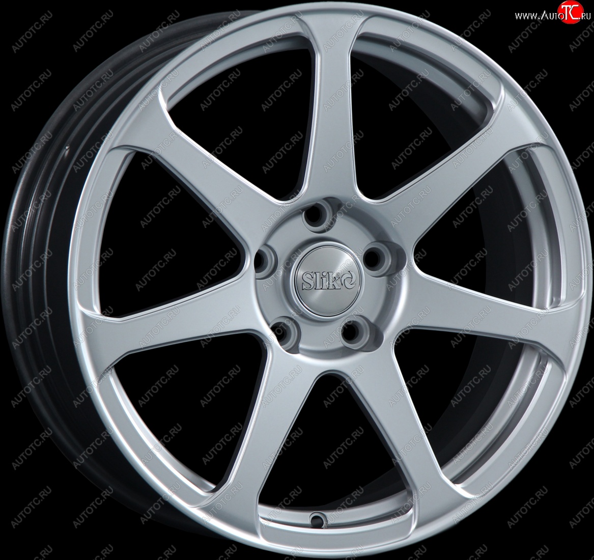 14 099 р. Кованый диск Slik classik R17x7.5 Серебристый светлый (S16) 7.5x17 Opel Antara рестайлинг (2010-2015) 5x115.0xDIA70.3xET46.0 (Цвет: S16)