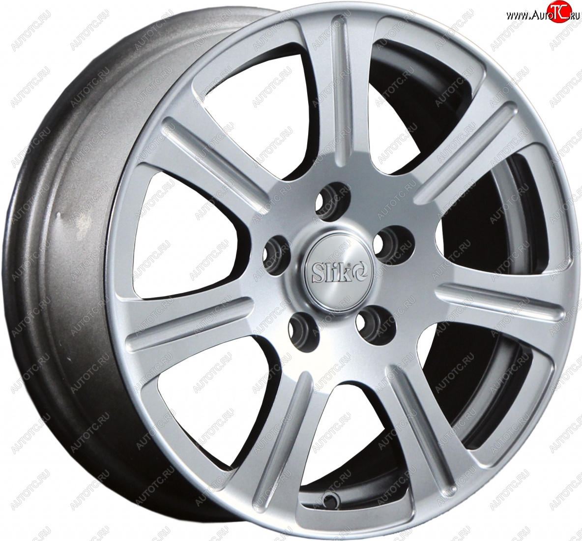 11 899 р. Кованый диск Slik Classic L-1815 6.5x15   (Серебристый темный (S25))  с доставкой в г. Белгород