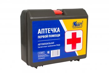 399 р. Аптечка первой помощи KRAFT (кейс) KIA Optima 2 MG седан (2005-2010)  с доставкой в г. Белгород. Увеличить фотографию 2