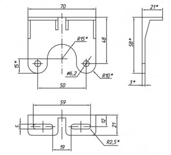 284 р. Фонарь контурный Евросвет ЕС 04.К (LED, красный с кронштейном) NAVECO C300 (2013-2025) (12В)  с доставкой в г. Белгород. Увеличить фотографию 2