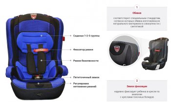 4 549 р. Детское автокресло Оникс 2/3 (3-12 лет, 15-36 кг) Chrysler 300C LD седан рестайлинг (2015-2022) (Цвет: черный)  с доставкой в г. Белгород. Увеличить фотографию 12