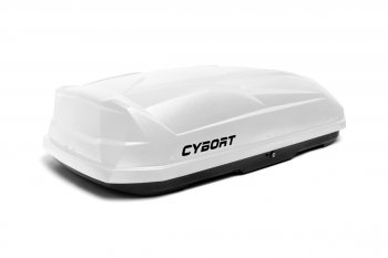 30 999 р. Багажный бокс CYBORT CarNet (460 л/206x86x40 см, двухсторонний, быстросъемные крепления краб) на крышу Dodge Caravan (1996-2000) (белый матовый с защитным покрытием Raptor)  с доставкой в г. Белгород. Увеличить фотографию 7