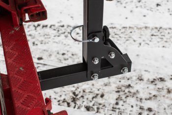 13 849 р. Велобагажник в квадрат для фаркопа РИФ Ford Fiesta 4 хэтчбэк 5 дв. рестайлинг (1999-2001) (На 3 велосипеда)  с доставкой в г. Белгород. Увеличить фотографию 3