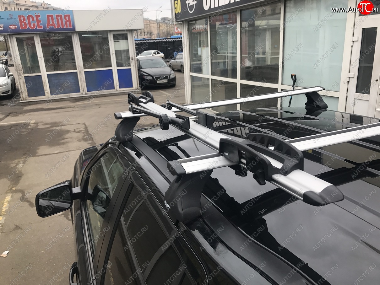 2 249 р. Крепление велосипеда на крышу Inter II (алюминий) SSANGYONG Rexton Y290 (2012-2017)  с доставкой в г. Белгород