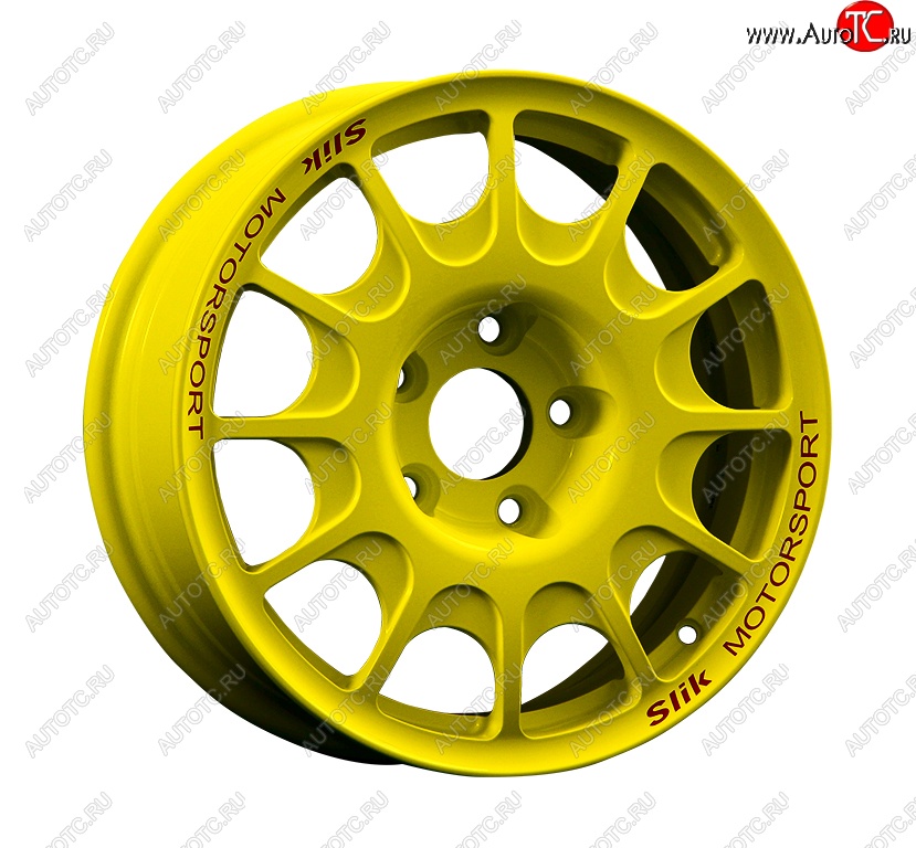 23 799 р. Кованый диск Slik Classic Sport L-1844S 5.5x15 Ravon R4 (2016-2020) 4x100.0xDIA56.6xET39.0 (Candy ярко-желтый (Candy YELLOW))