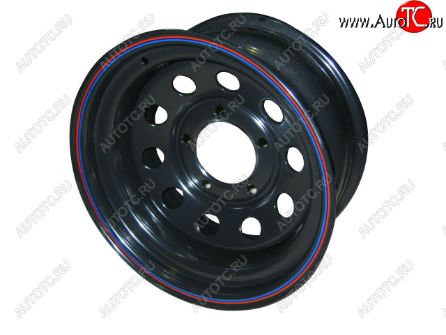 6 249 р. Штампованый диск OFF-ROAD Wheels (усиленный, круг) 7.0x16 Dodge Durango ND дорестайлинг (2003-2006) 5x139.7xDIA77.8xET25.0 (Цвет: черный)