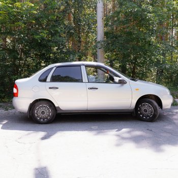 939 р. Пороги накладки Autodemic Лада Калина 1118 седан (2004-2013) (Текстурная поверхность)  с доставкой в г. Белгород. Увеличить фотографию 6