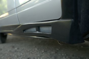 969 р. Пороги накладки Autodemic Полуарка с сеткой Лада 2104 (1984-2012) (Текстурная поверхность)  с доставкой в г. Белгород. Увеличить фотографию 4