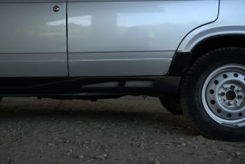 969 р. Пороги накладки Autodemic Полуарка с сеткой Лада 2104 (1984-2012) (Текстурная поверхность)  с доставкой в г. Белгород. Увеличить фотографию 7