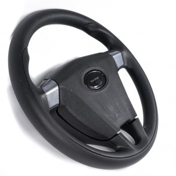 3 299 р. Рулевое колесо Grand Prada (Ø360 мм) Лада нива 4х4 2121-80 ФОРА (1995-2011) (Карбон)  с доставкой в г. Белгород. Увеличить фотографию 2