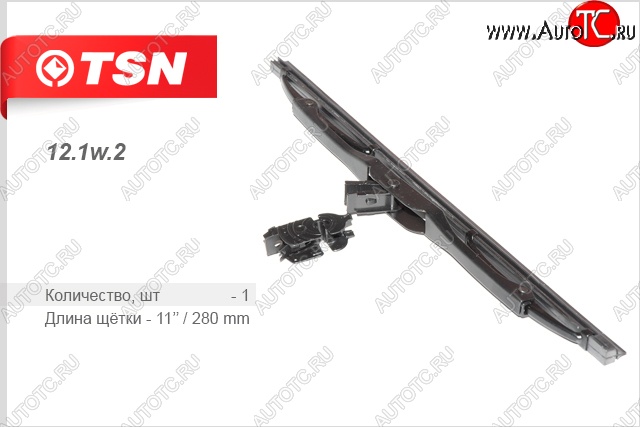 96 р. Щетка стеклоочистителя TSN (задняя) Лада нива 4х4 2121 Бронто 3 дв. 2-ой рестайлинг (2019-2025)  с доставкой в г. Белгород