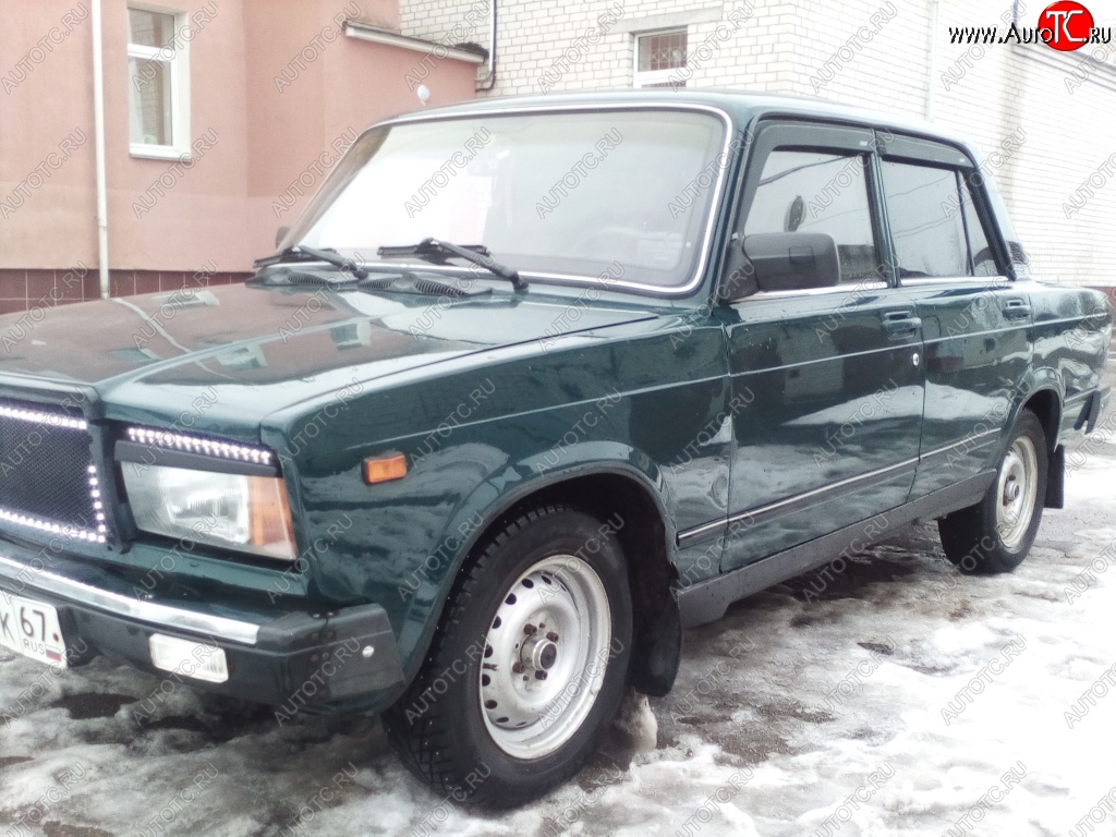 649 р. Комплект порогов Aileron Лада 2104 (1984-2012) (Неокрашенные)  с доставкой в г. Белгород