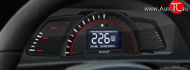 11 499 р. Приборная панель инжектор Gamma GF 625 Лада нива 4х4 2121 3 дв. 1-ый рестайлинг (2019-2021) (Подложка: чёрная)  с доставкой в г. Белгород
