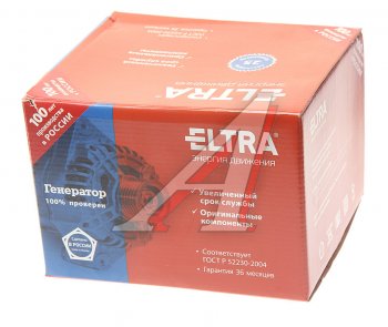 8 549 р. Генератор ELTRA (130A, 14V, шкив поликлиновой) Лада 2115 (1997-2012)  с доставкой в г. Белгород. Увеличить фотографию 4