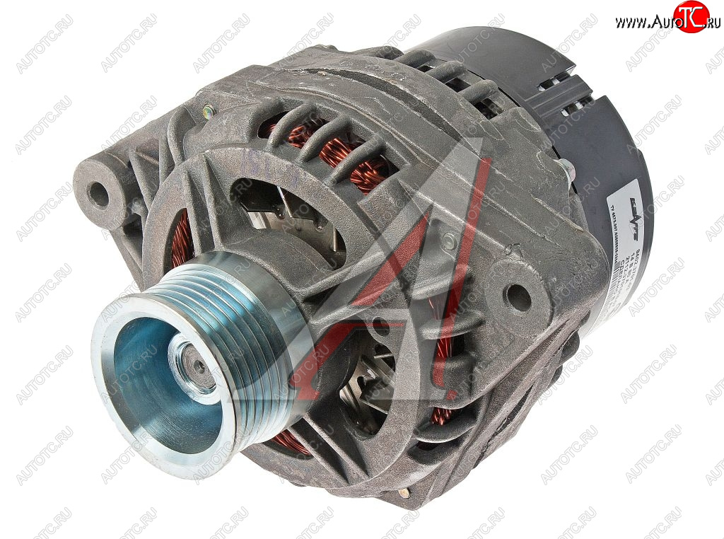 6 499 р. Генератор КЗАТЭ (80A, 14V, шкив поликлиновой) Лада 2115 (1997-2012)  с доставкой в г. Белгород