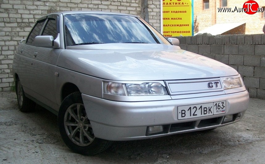 649 р. Решётка радиатора GT Лада 2111 универсал (1998-2009) (Неокрашенная)  с доставкой в г. Белгород