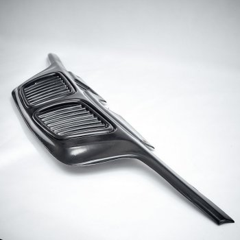 969 р. Решётка радиатора Autodemic Усы Лада 2111 универсал (1998-2009) (Текстурная поверхность)  с доставкой в г. Белгород. Увеличить фотографию 3