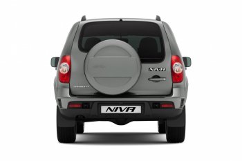 2 369 р. Чехол запасного колеса Bertone Chevrolet Niva 2123 рестайлинг (2009-2020) (Неокрашенный)  с доставкой в г. Белгород. Увеличить фотографию 2