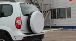 1 089 р. Чехол запасного колеса R16 Chevrolet V5 Chevrolet Niva 2123 дорестайлинг (2002-2008) (Неокрашенный)  с доставкой в г. Белгород. Увеличить фотографию 2