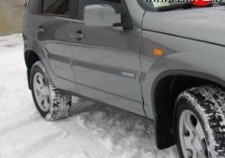3 799 р. Пороги накладки Bertone Chevrolet Niva 2123 рестайлинг (2009-2020) (Неокрашенные)  с доставкой в г. Белгород. Увеличить фотографию 2