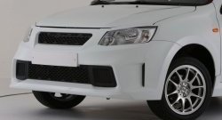 5 699 р. Передний бампер GTC 2 Лада Гранта 1 2191 лифтбэк дорестайлинг  (2011-2013) (Неокрашенный)  с доставкой в г. Белгород. Увеличить фотографию 2