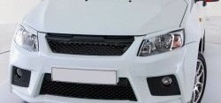 10 999 р. Передний бампер GTC Лада Гранта 1 2191 лифтбэк дорестайлинг  (2011-2013) (Неокрашенный)  с доставкой в г. Белгород. Увеличить фотографию 2