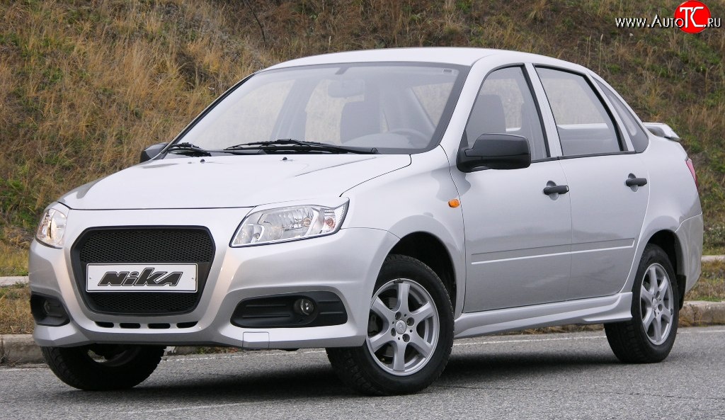 1 949 р. Комплект порогов Nika Datsun on-DO седан дорестайлинг (2014-2019) (Неокрашенные)  с доставкой в г. Белгород