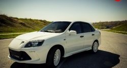 3 099 р. Пороги накладки Флагман Datsun on-DO седан дорестайлинг (2014-2019) (Неокрашенные)  с доставкой в г. Белгород. Увеличить фотографию 9