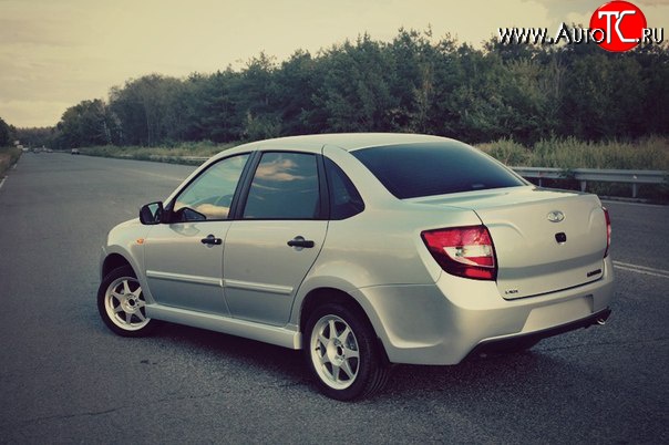 1 599 р. Пороги накладки Снайпер V2 Datsun on-DO седан дорестайлинг (2014-2019) (Неокрашенные)  с доставкой в г. Белгород