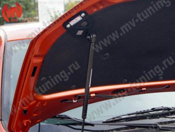 1 799 р. Упор капота MV-Tuning (одинарный; без кронштейна) Лада Гранта 1 2191 лифтбэк дорестайлинг  (2011-2013)  с доставкой в г. Белгород. Увеличить фотографию 2