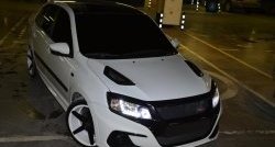 11 499 р. Пластиковый капот DTM Лада Гранта 1 2191 лифтбэк дорестайлинг  (2011-2013) (Неокрашенный)  с доставкой в г. Белгород. Увеличить фотографию 3