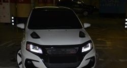 11 499 р. Пластиковый капот DTM Лада Гранта 1 2191 лифтбэк дорестайлинг  (2011-2013) (Неокрашенный)  с доставкой в г. Белгород. Увеличить фотографию 4