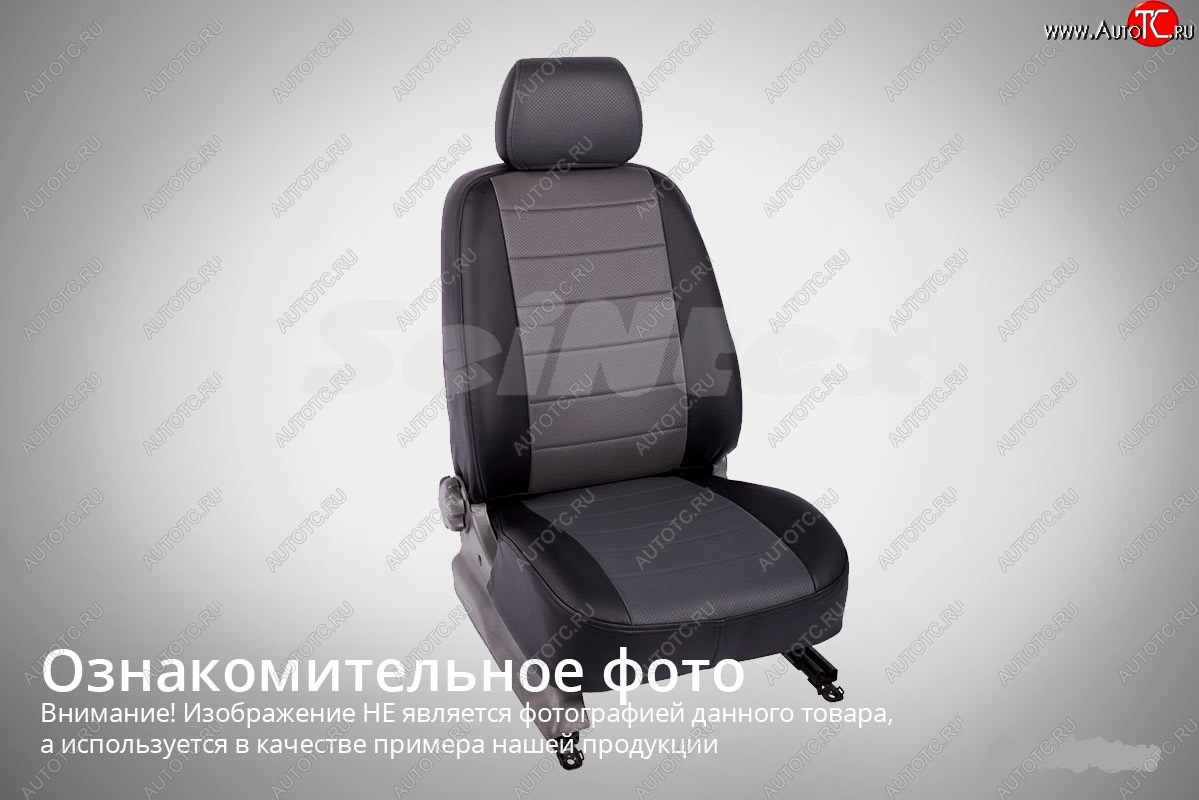 5 999 р. Чехлы для сидений SeiNtex (экокожа, 40/60) Лада Калина 2192 хэтчбек (2013-2018)  с доставкой в г. Белгород