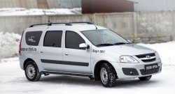 6 999 р. Металлические пороги RA  Лада Ларгус (2012-2025) дорестайлинг R90, рестайлинг R90  с доставкой в г. Белгород. Увеличить фотографию 3