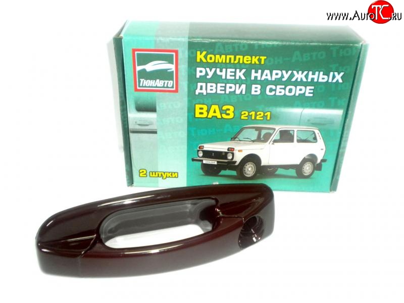 499 р. Комплект евро-ручек дверей Evro1 (в цвет авто) Лада нива 4х4 2121 3 дв. 1-ый рестайлинг (2019-2021) (Неокрашенные)  с доставкой в г. Белгород